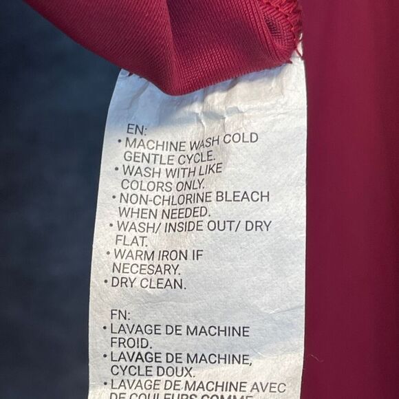 Swing Dish Shirt Women's Large Red Collared Clara Long Sleeve Crimson Golf Polo - Picture 6 of 15